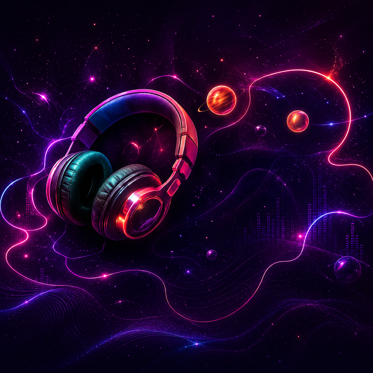 Audífonos y ambiente espacial